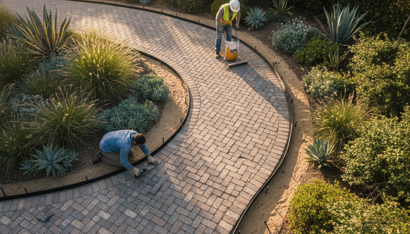 Walkway & Pathway Paver Installation