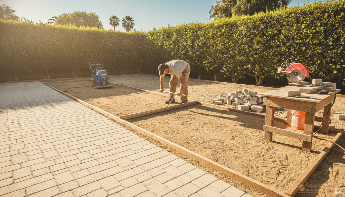 Patio Paver Installation