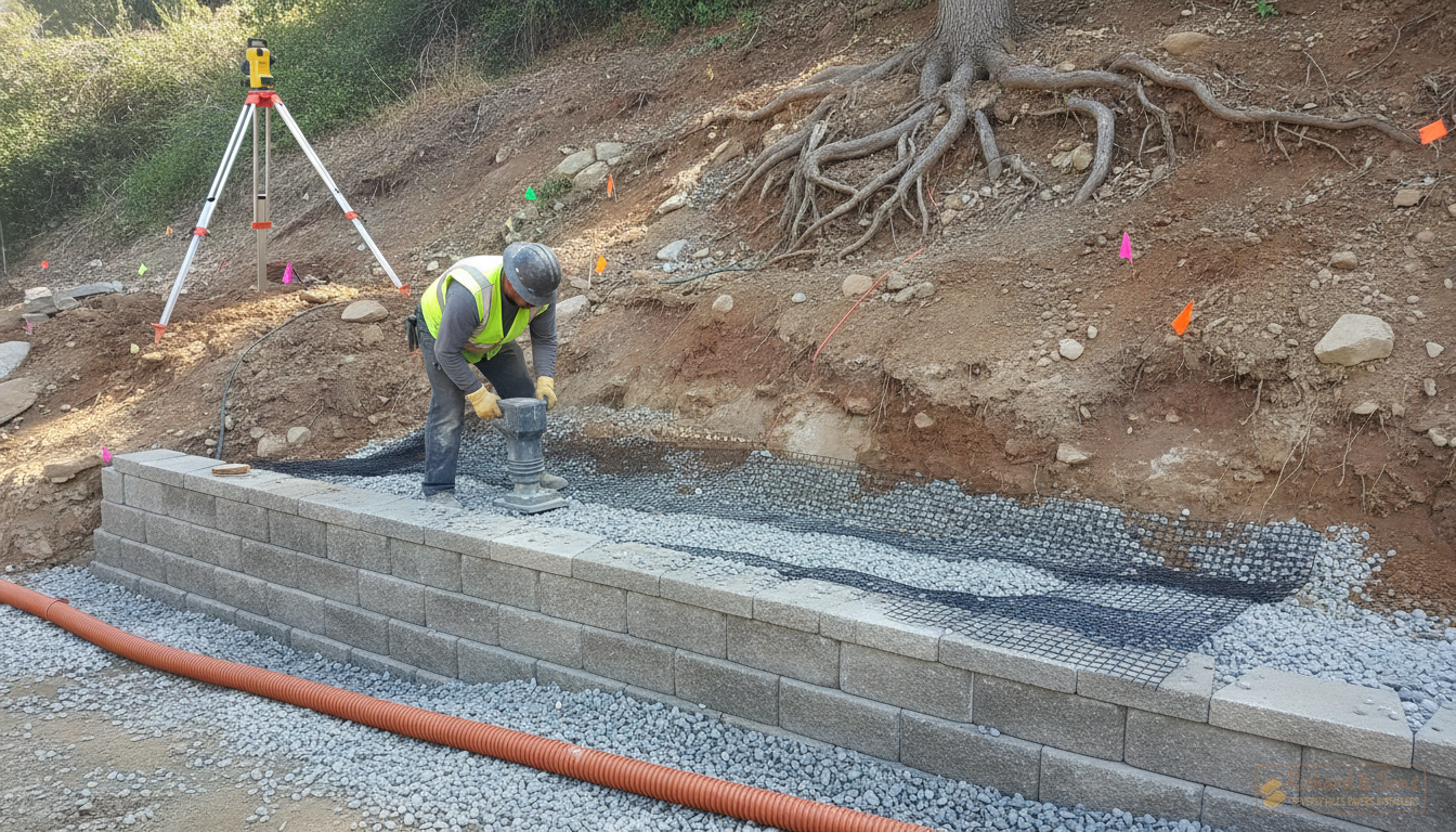 Retaining Wall Construction in Gardena