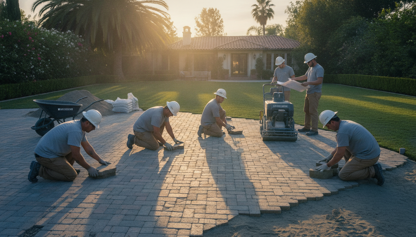 Richard & Sons Beverly Hills Pavers Installers team
